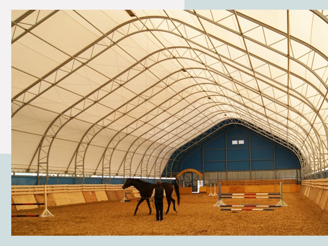 Строительство конных манежей в Егорьевске