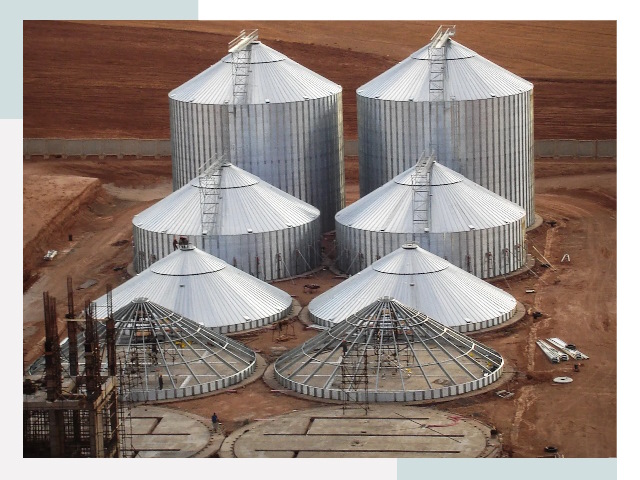 Строительство зерновых силосов в Егорьевске