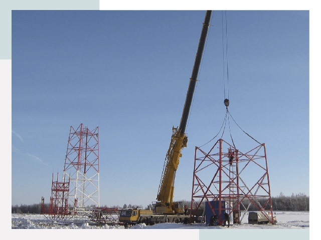 Монтаж вышек связи в Егорьевске