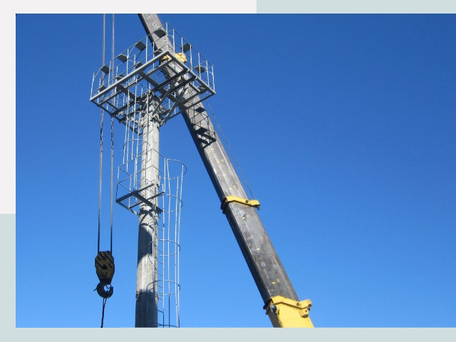 Монтаж осветительных мачт в Егорьевск от 608 руб.