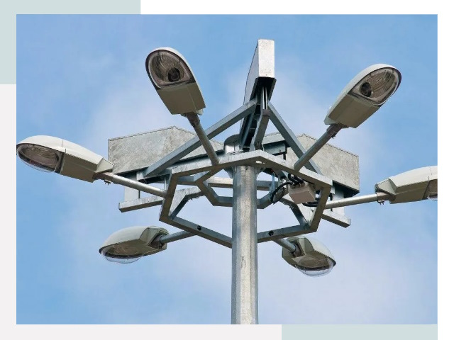 Монтаж осветительных мачт в Егорьевске