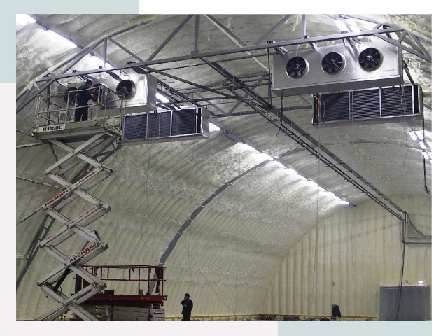 Оснащение ангаров в Егорьевске