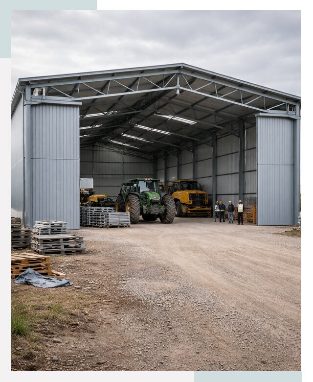 Ангары для сельхозтехники в Егорьевске от 20252 р. | СтальСтрой-Грь