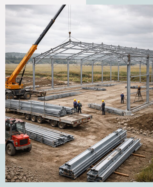 Строительство ангаров для сельхозтехники в Егорьевске под ключ