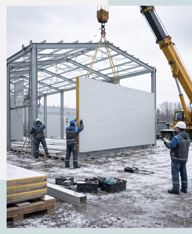 Строительство холодильных складов под ключ в Егорьевске