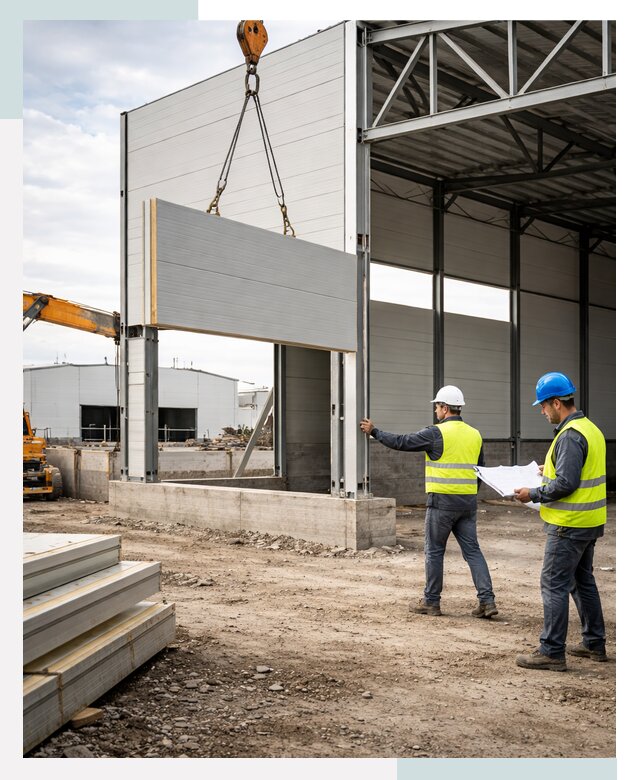 Склад из сэндвич панелей под ключ в Егорьевске от 9620 р. | СтальСтрой-Грь