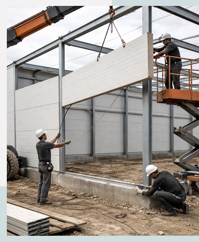 Строительство складов из сэндвич панелей в Егорьевске под ключ