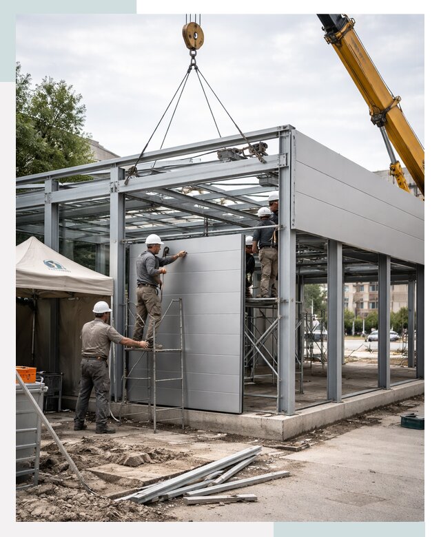 СтальСтрой-Грь: торговый павильон под ключ в Егорьевске от 35441 р.