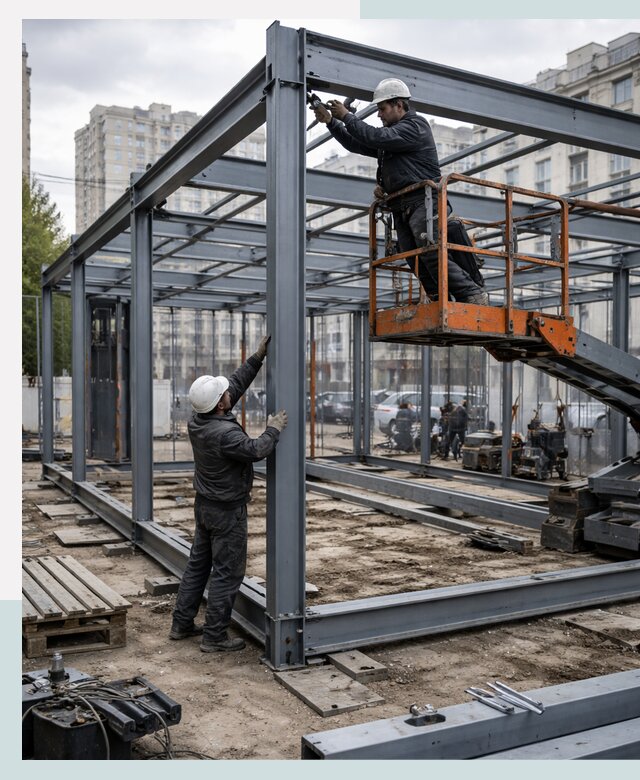 Строительство и монтаж торговых павильонов под ключ в Егорьевске