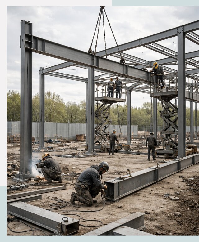 Строительство выставочных павильонов из металлоконструкций в Егорьевске