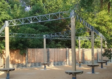 Терраса из металлоконструкций под ключ, проектирование, изготовление и монтаж от СтальСтрой-Грь